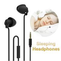 Unitnen Sleeping Headphones - Ultra Soft Comfortable Noise Reduction Sleep Earplugs Earbuds with Mic for Light Sleeper, Insomnia, Snoring, Travel, Office Rest