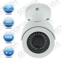 CCTV USA PROFESSIONAL 2MP(1080P) @30 FPS BULLET CAMERA WITH POE - SONY CMOS SENSOR -HISILICON HI3516D IMAGE PROCESSOR - H.264 & H.265 COMPRESSION - WEATHERPROOF - 3MP HD LENS - 18 IR LEDS 65FT