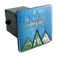 Graphics and More The Mountains They are Calling Hiking Nature Tow Trailer Hitch Cover Plug Insert 2"