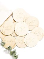 Baby Milestone Cards/Plaques - Vintage Leaf Design - Engraved in Natural Wood - Baby Shower Gift, Newborn Photography Props, Newborn Gift Set