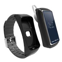 Smart Watch for Women Men, [Fitness Wireless Bluetooth Watch Gift] Waterproof [Wrist Watch ] Bracelet -Sport Watches with Heart Rate/Blood Oxygen Pressure (Black)