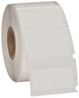 Brady WML-508-502-2S I.D. PRO Plus, LS2000 and BradyMarker XC Plus 0.75" Width x 0.75" Height, B-502 Repositionable Vinyl Cloth, Matte Finish White Label (500 per Roll)
