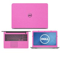 Sparkling Pink Fiber skin decal wrap skin Case for Dell Inspiron 15 3558 3559 15.6" Laptop