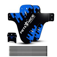 FETESNICE 2 Pcs Mountian Bike Fender,MTB Mudguard,Front and Rear Bicycle Fender,Fits 26", 27.5", 29", Plus Size and Fat Bike Wheel Sizes (Blue)