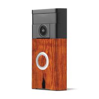 MightySkins Skin Compatible with Ring Video Doorbell - Knotty Wood | Protective, Durable, and Unique Vinyl Decal wrap Cover | Easy to Apply, Remove, and Change Styles | Made in The USA