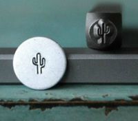 Brand New Supply Guy 5mm Southwest Cactus Metal Punch Design Stamp CH-60