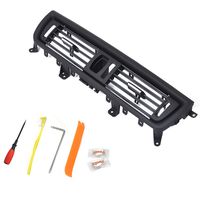 Fansport Front Air Grille Universal Ac Ventilation Grille Interior Central Air Vent Dashboard Console Center Compatible with BMW 5 Series