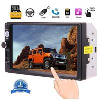 Eincar Universal 2 Din Car GPS Stereo 7 inch Capacitive Touchscreen in Dash Head Unit Autoradio Bluetooth Car MP5 Player FM Radio Tuner & Free 8GB GPS Map Card + Remote Control