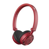 Edifier W675BT Wireless Headphones - Bluetooth v4.1 On-Ear Earphones, Foldable with NFC Quick Connect - Red