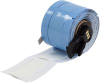 Brady PSPT-500-2-WT-R BMP61, BMP71 and TLS 2200Series PermaSleeve Heat-Shrink Polyolefin Tubing, Fits 81 AWG, 0.851" Width, White (Pack of 70)