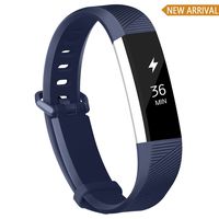 POY Compatible Bands Replacement for Fitbit Alta/Fitbit Alta HR, Adjustable Sport Wristbands for Women Men (Large)