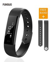 Fitness Tracker, FUNSUO ID115 Activity Wristband: Bluetooth Wireless Smart Bracelet, Waterproof Pedometer Activity Tracker Watch for iOS&Android Smartphone