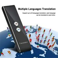 Electronic Foreign Language Translators, 2.4G Smart Voice/Text Bluetooth Translator Two-Way Real Time Pocket Interpreter Support 40 Languages Build in Rechargeble Battery for Learning Travel Business