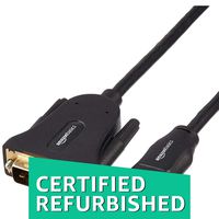 AmazonBasics DisplayPort to DVI Display Cable - 6 Feet (Renewed)