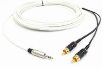75 Foot 3.5MM to 2 RCA Plenum CL3P Stereo Audio Cable Male to Male by Custom Cable Connection