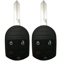 SCITOO Keyless Entry, 2 New Uncut Key Fob Car Truck Remote Keyless Entry Control 3 Buttons Replacement fit Ford Series