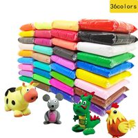 36 Colors Magic Clay Nature Color DIY Air Dry Clay with Tools as Best Present for Children Toy for Kids