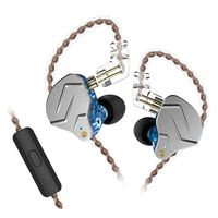 Tenlso KZ ZSN Pro in Ear Earphones, Hybrid Dual Driver KZ Headphones with 3.5mm Audio Plug Detachable Cable