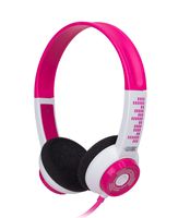 FSL Protec Kids Headphones with Adjustable Volume Limiting (Pink)
