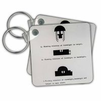 3dRose 2 Durable Key Chain (kc_269963_1)