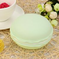 Leegor Macaroon Organizer mini Storage Box Earphone SD Card Case Carrying Pouch innovative design (light green)