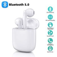 Bluetooth Earbuds TWS CatShin CT12 Hearphones Bluetooth 5.0 Sweatproof Hi-Fi Stereo Sound Bluetooth Headsets Built-in Mic with Carging Case True Wireless Earbuds compatible for iPhone 7,8,x,11,Android