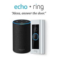 Echo (2nd Generation) - Charcoal Fabric with Ring Video Doorbell Pro