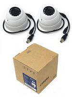 2X HD CVI TVI AHD CVBS 2MP 1080p 960H 4-in-1 Outdoor IR Dome Eye Ball Security