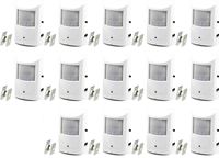 Urban Security Group 14-Pack of HD-TVI 1080P @ 30FPS 2MP Hidden Spy Security Cameras : 48x 940nm Invisible IR LEDs, 2.8mm Wide Angle Lens, WDR, DZoom, IR Cut Filter, PIR Motion Detector Sensor Housing