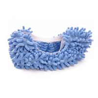2pcs Dust Mop Slipper House Cleaner Lazy Floor Dusting Cleaning Foot Shoe Cover Mops Slipper Cleaning Shoes (blue)
