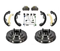 For 00-08 Focus Rear Drum Wheel Bearing Brake Shoe Springs & Wheel Cylinders Kit