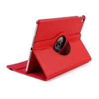 Jennyfly Protective Cover for 2018 New iPad,PU Leather 360 Degree Rotating Multiple Viewing Angles for 2017/2018 New iPad 9.7 - Red
