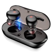 Galaxy S9 Plus Wireless Earphone,taStone Noise Cancelling Wireless Earbuds with Microphone HD Stereo Sport Touch Control Wireless Earbuds with Charging Box for Women Men Kids,Black