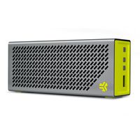 JLAB Crasher-SLVYLW-Box Audio Crasher Loud Portable Bluetooth Stereo Speaker with 18 Hour Battery - Sport Yellow/Gray