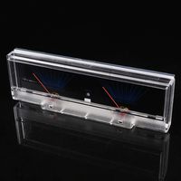 Zripool Power Amplifier Panel Dual Analog VU Meter Audio Level dB Meter with Backlit