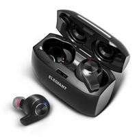 True Wireless Earbuds, ELEGIANT Sport TWS Bluetooth 5.0 Wireless Headphones Mic Noise Cancelling in Ear Bluetooth Earphones Stereo Headset Secure Fit Running Driving Gym Compatible with Smartphones