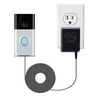 Power Adapter for Ring Video Doorbell,LANMU Power Supply for Ring Video Doorbell 2,Ring Video Doorbell Pro,Nest Hello Video Doorbell and Zmodo Smart Greet Wi-Fi Video Doorbell (16.4ft/5m,UL Certified)