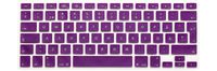 HRH Swedish Silicone Keyboard Cover Skin for MacBook Air 13,MacBook Pro 13/15/17 (with or w/Out Retina Display, 2015 or Older Version)&Older iMac EU Layout Keyboard Protector-Purple