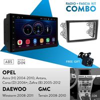 UGAR EX6 7" Android 6.0 Car Stereo Radio Plus 11-028 Fascia Kit for OPEL Astra (H) 2004-2010; Antara, Corsa (D) 2006+; Zafira (B) 2005-2012 / Daewoo Winstorm 2008-2011 / GMC Terrain 2008-2010