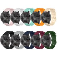 QGHXO Band for Garmin Vivomove 3, Soft Silicone Replacement Watch Band for Garmin Vivomove 3 / Vivomove Luxe/Vivomove Style/Venu/Vivomove/Vivomove HR Sport Style (20mm Width) (No Tracker)