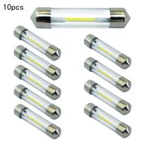 LED Soffittenlampe SV8.5 12V 1W White 6000K Car Interior Festoon Dome Bulb KLG Pack Of 10