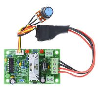 DC Motor Speed Controller, Aideepen 6-30V 80W 6A Motor Control High Torque Adjustable 6V 12V 24V PWM Variable Speed Regulator with Reversible Control Switch Potentiometer