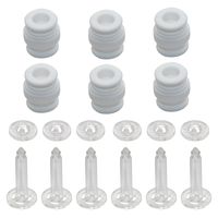 SAMLOO Damping Rubber Balls and Anti-Drop Securing Pins Kit for DJI Phantom 3 / Phantom 2 Professional Advanced Gimbal Mount