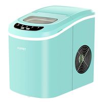 KUPPET Portable Ice Maker Countertop Ice Cube Maker Machine with 26lbs Daily Capacity, 9 Ice Cubes Ready in 8 Minutes