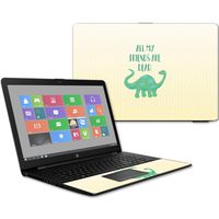 MightySkins Skin Compatible with HP 17t Laptop 17.3" (2017) - All My Friends are Dead | Protective, Durable, and Unique Vinyl Decal wrap Cover | Easy to Apply, Remove | Made in The USA