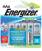 Energizer EcoAdvanced AA-8 EMOD Batteries