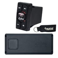 Wet Sounds STX-Micro-4 Powersports 4-Channel Amp with WW-BTRS Bluetooth Rocker Switch Receiver/Controller