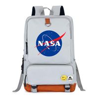 NASA Printed Backpack College Student School Bag