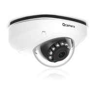Q-camera Dome Security Camera 1080P HD 4 in 1 TVI/CVI/AHD/CVBS Analog CCTV Camera 1/2.9" Sensor 2.8mm Lens 33ft IR Night Vision for Indoor Outdoor Home Video Surveillance System