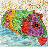 Cute and Colorful Guinea Pig All-Occasion Note Cards and Greeting Cards - 12-Pack with White Envelopes